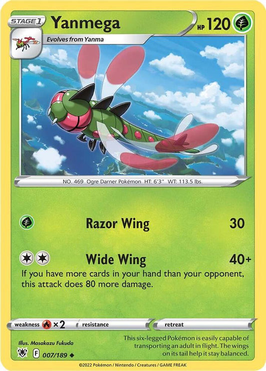 Pokemon Yanmega 7/189 Astral Radiance