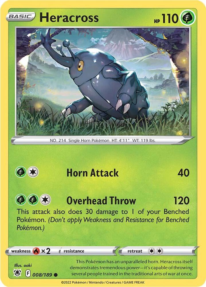 Pokemon Heracross 8/189 Astral Radiance