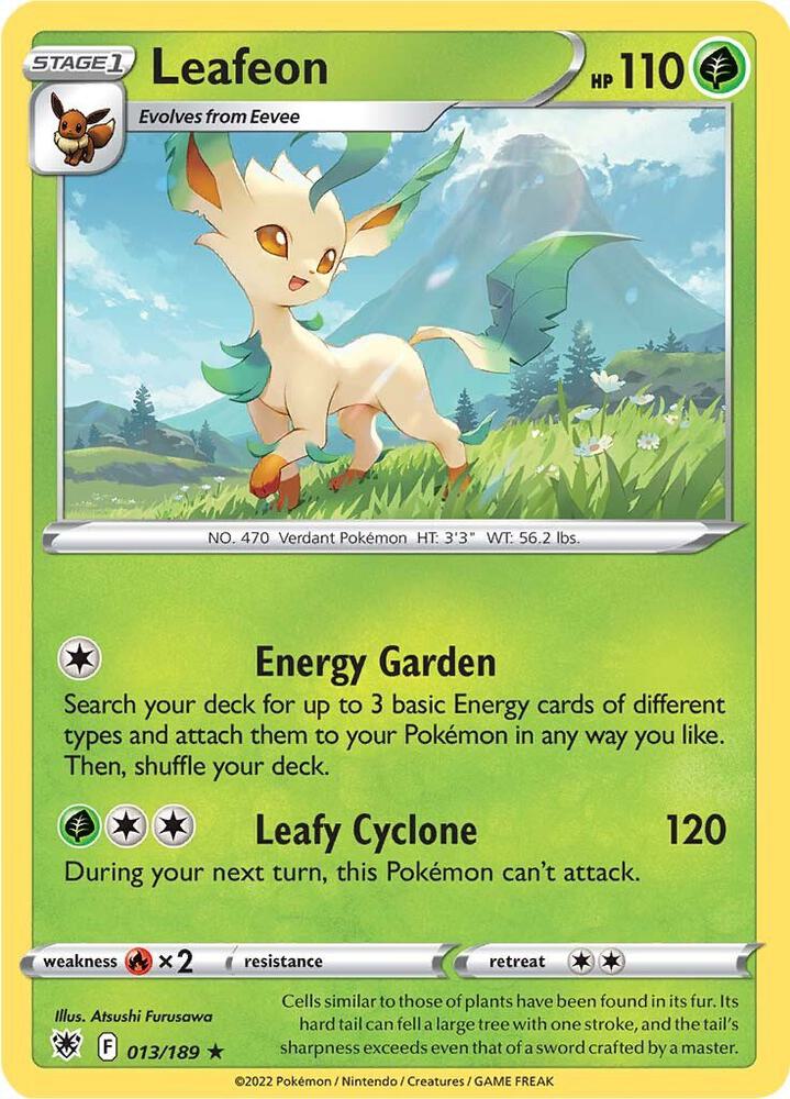 Pokemon Leafeon 13/189 Astral Radiance