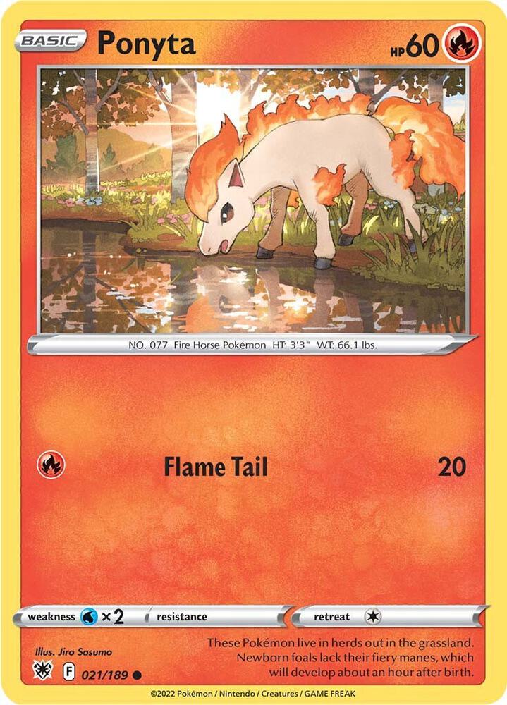 Pokemon Ponyta 21/189 Astral Radiance