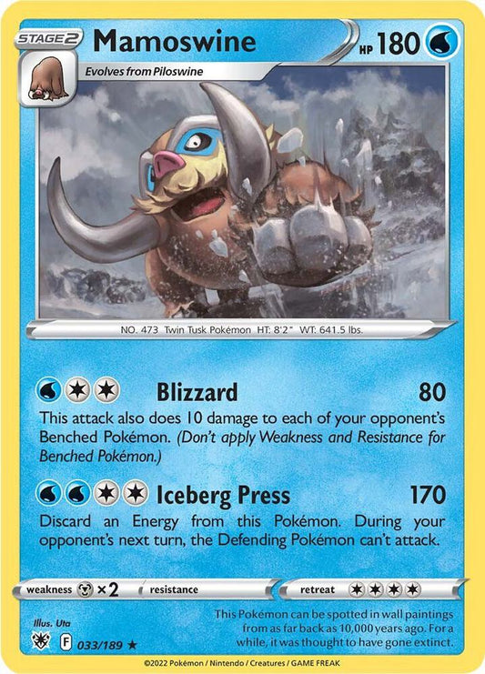 Pokemon Mamoswine 33/189 Astral Radiance