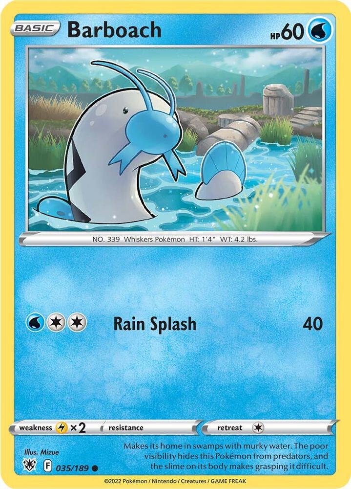 Pokemon Barboach 35/189 Astral Radiance
