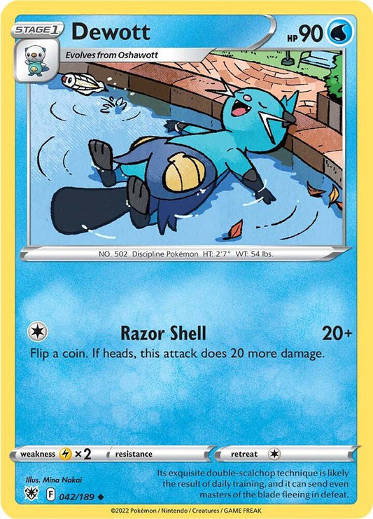 Pokemon Dewott 42/189 Astral Radiance