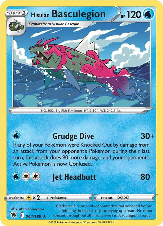 Pokemon Hisuian Basculegion 44/189 Astral Radiance
