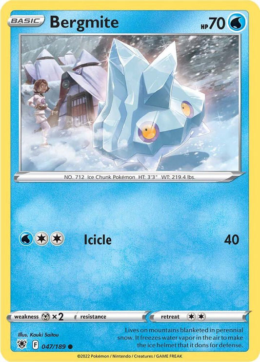 Pokemon Bergmite 47/189 Astral Radiance