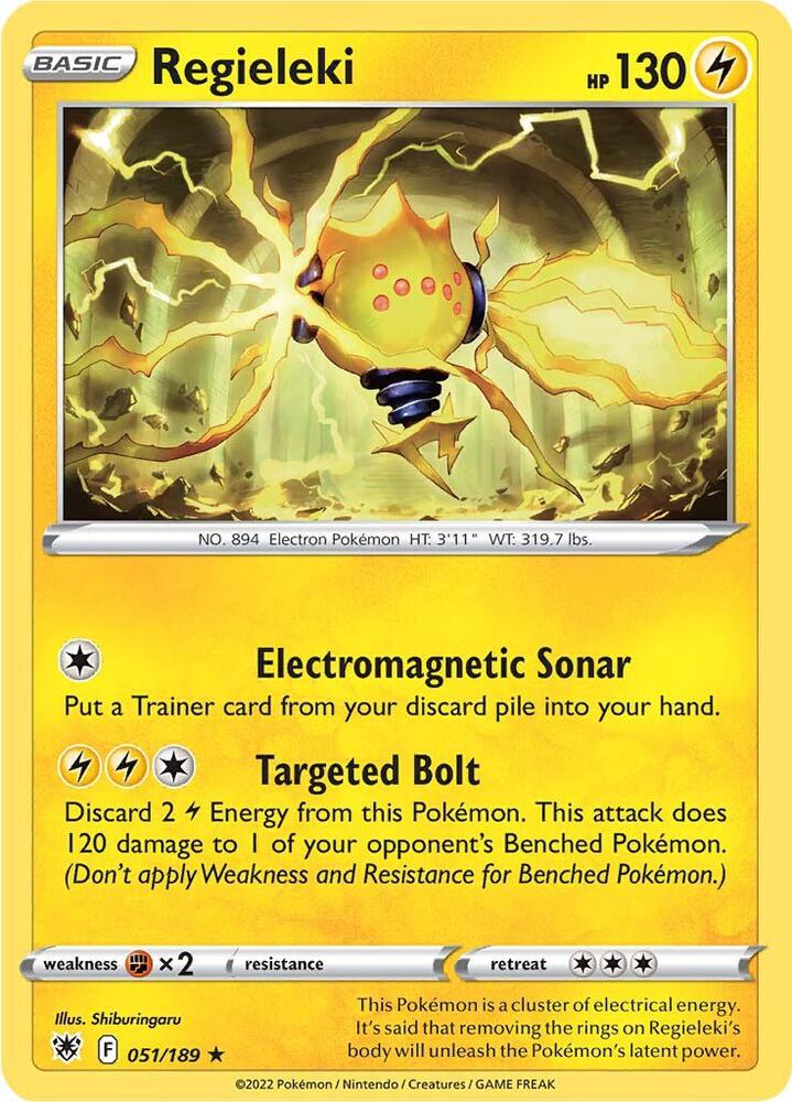 Pokemon Regieleki 51/189 Astral Radiance