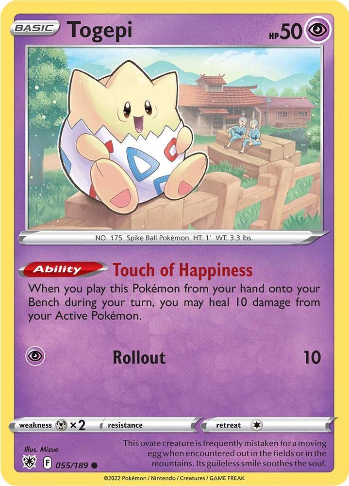 Pokemon Togepi 55/189 Astral Radiance