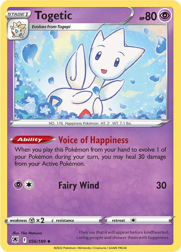 Pokemon Togetic 56/189 Astral Radiance