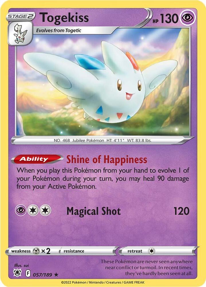Pokemon Togekiss 57/189 Astral Radiance