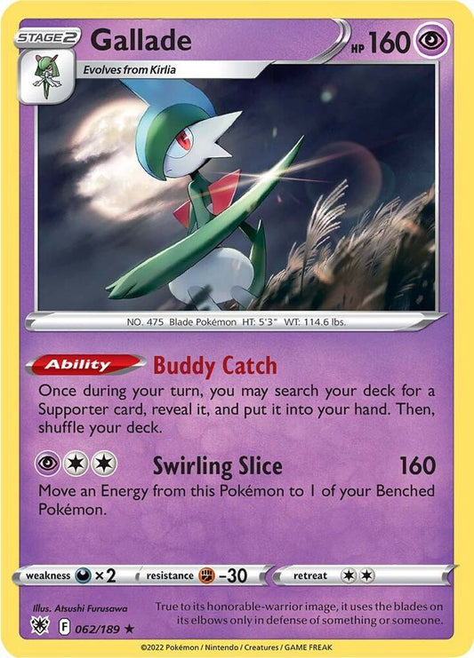 Pokemon Gallade 62/189 Astral Radiance