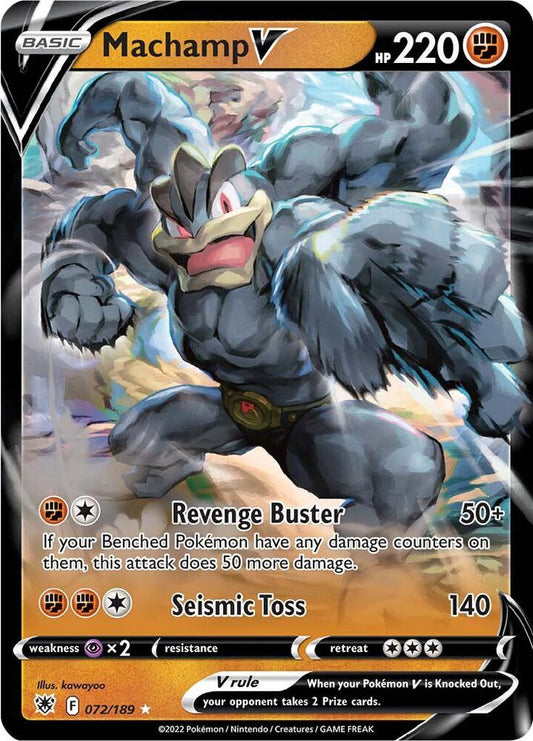Pokemon Machamp V 72/189 Astral Radiance