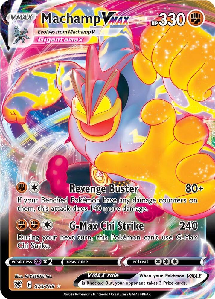 Pokemon Machamp VMAX 73/189 Astral Radiance