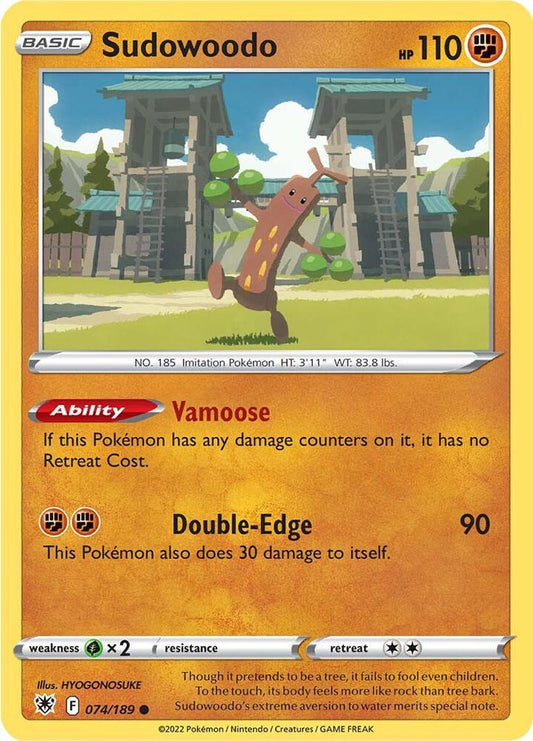 Pokemon Sudowoodo 74/189 Astral Radiance