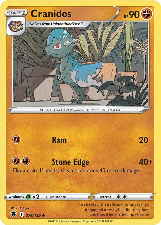 Pokemon Cranidos 76/189 Astral Radiance