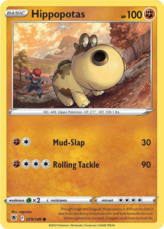 Pokemon Hippopotas 79/189 Astral Radiance