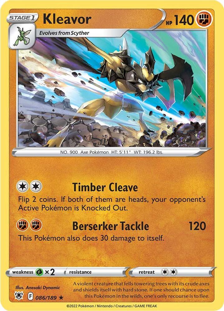 Pokemon Kleavor 86/189 Astral Radiance
