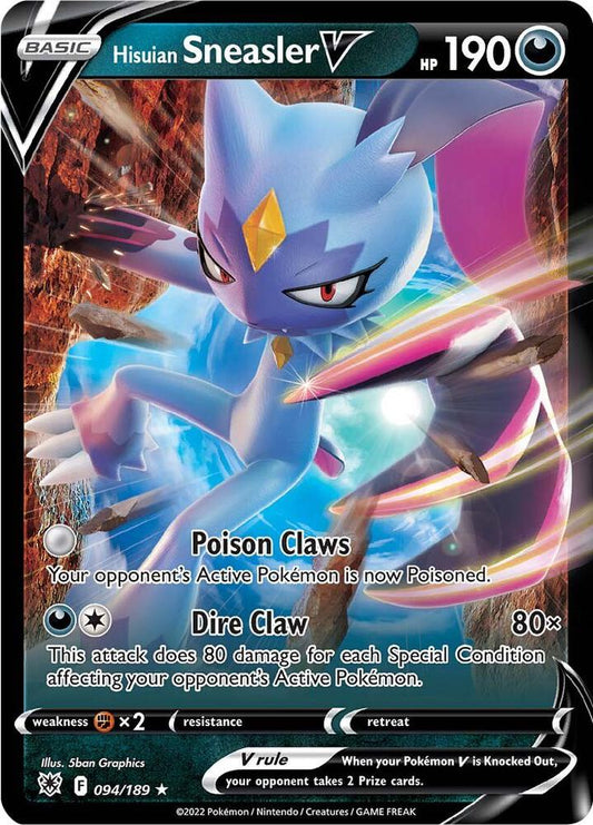 Pokemon Hisuian Sneasler V 94/189 Astral Radiance