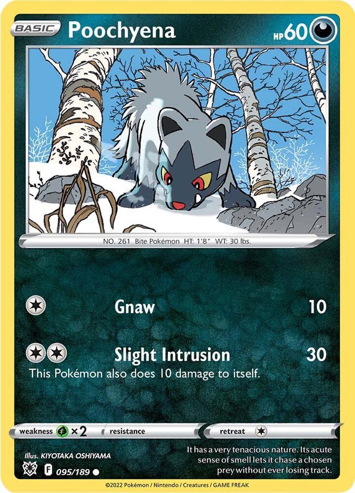 Pokemon Poochyena 95/189 Astral Radiance