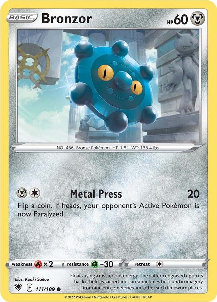 Pokemon Bronzor 111/189 Astral Radiance