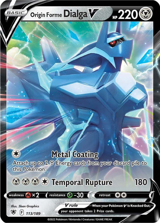 Pokemon Origin Forme Dialga V 113/189 Astral Radiance