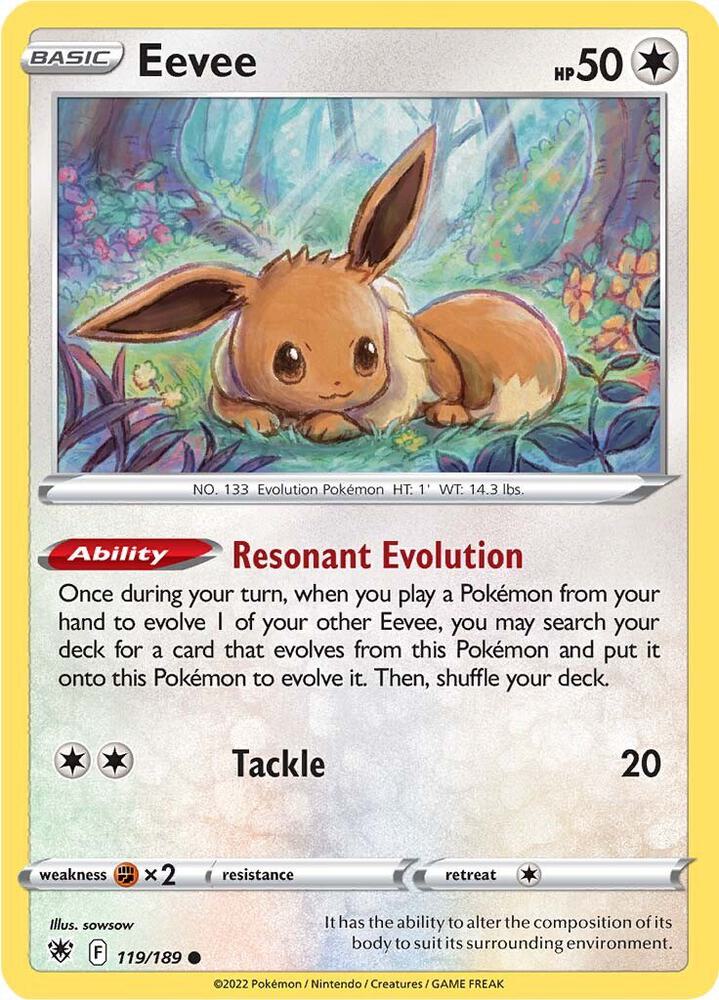 Pokemon Eevee 119/189 Astral Radiance