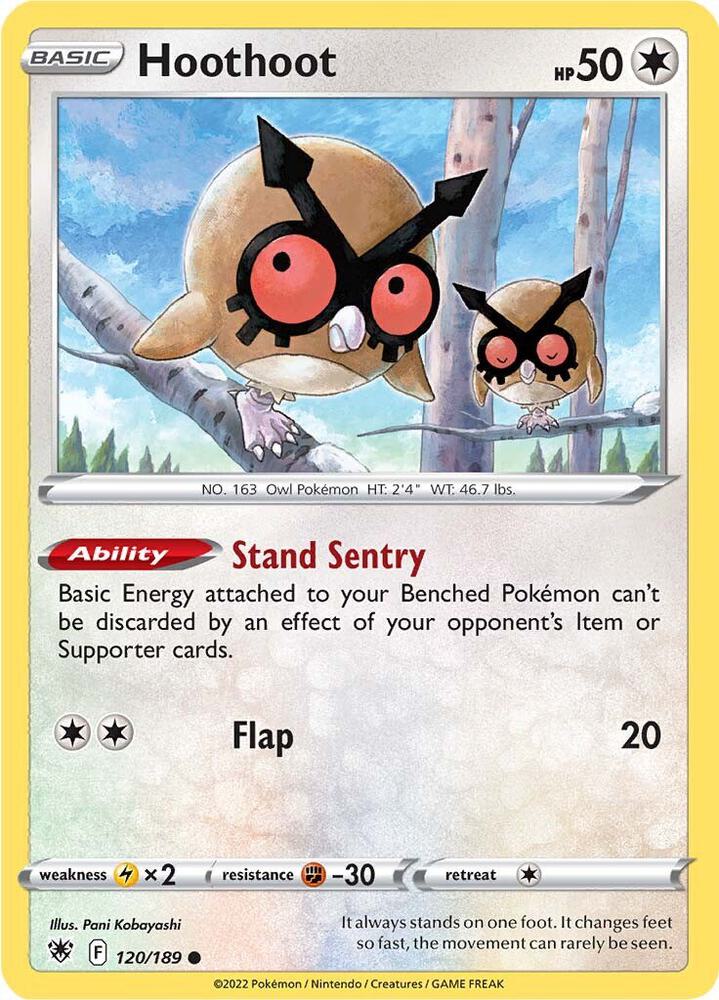 Pokemon Hoothoot 120/189 Astral Radiance