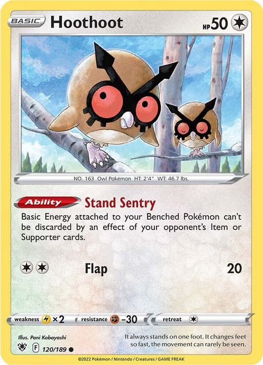 Pokemon Hoothoot 120/189 Astral Radiance