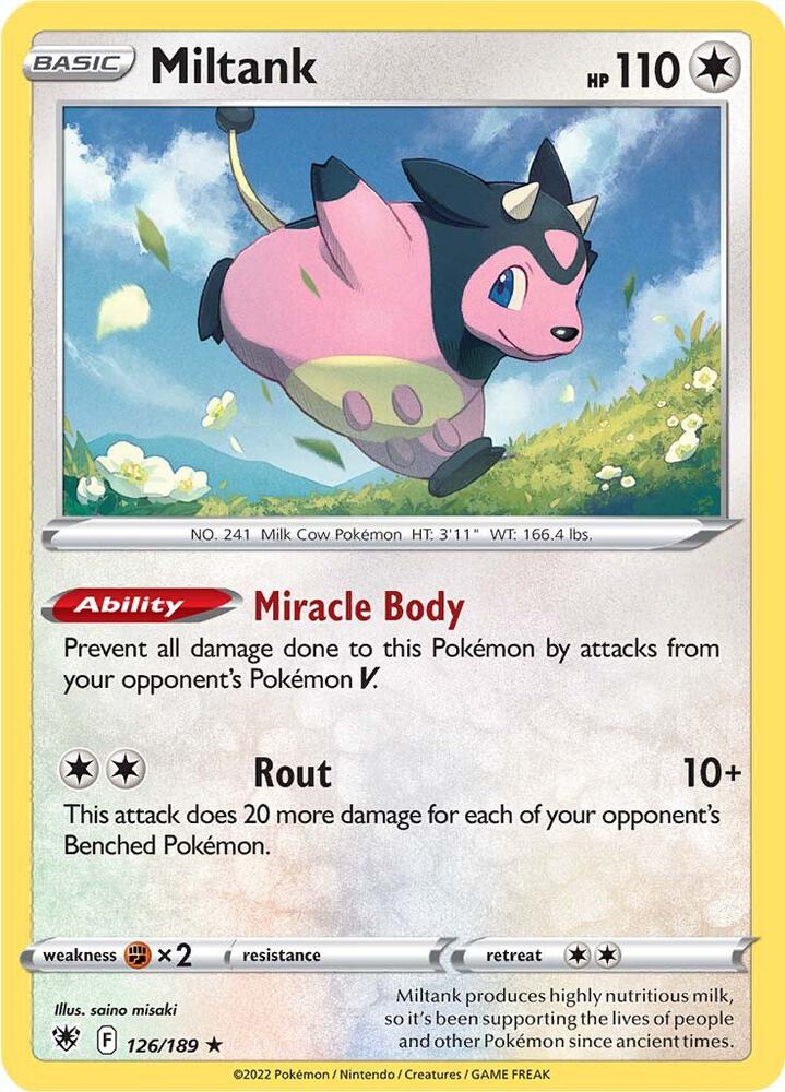 Pokemon Miltank 126/189 Astral Radiance