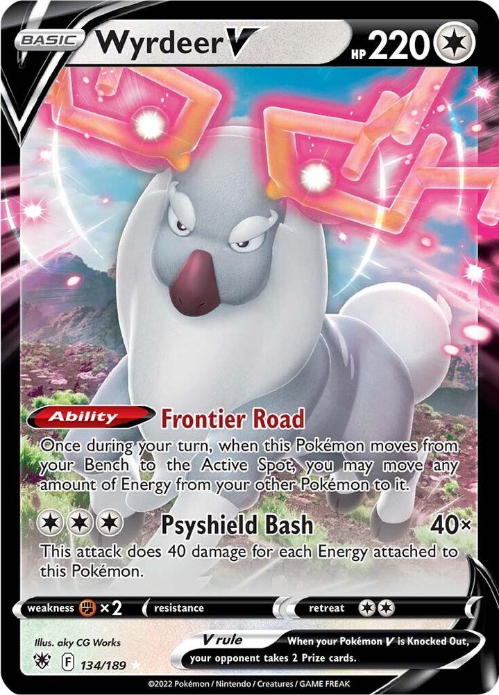 Pokemon Wyrdeer V 134/189 Astral Radiance