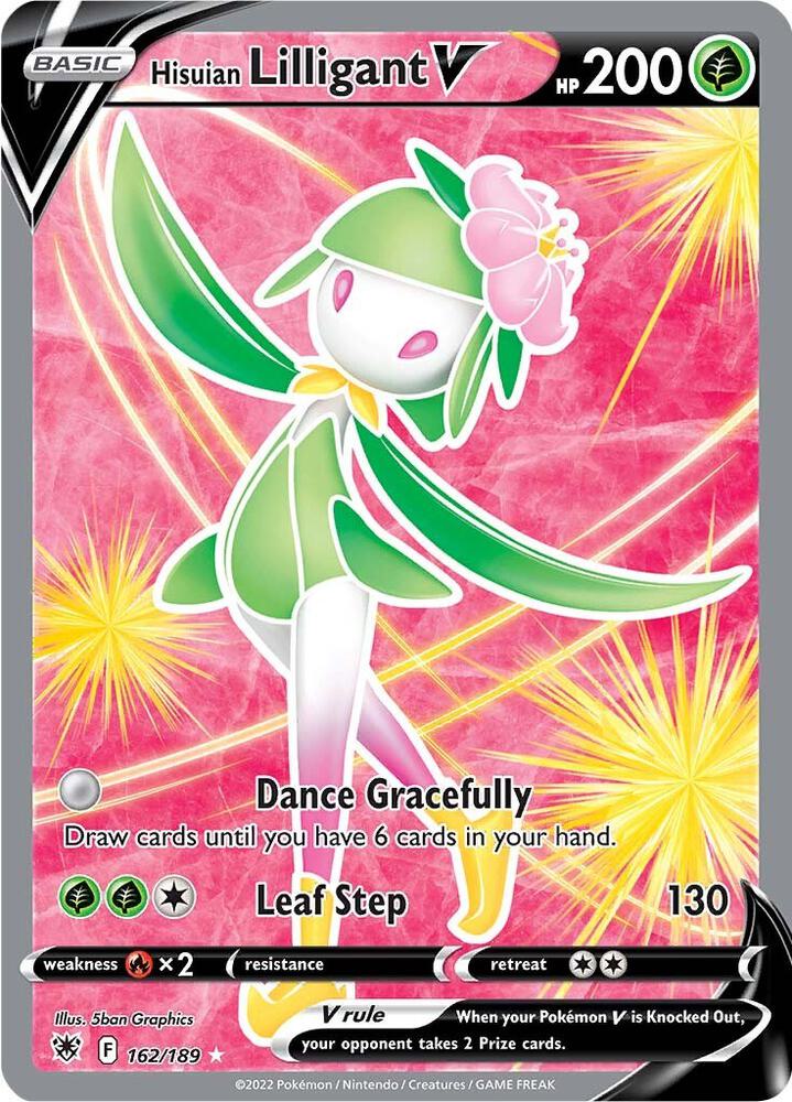 Pokemon Hisuian Lilligant V 162/189 Astral Radiance