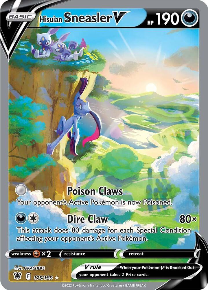 Pokemon Hisuian Sneasler V 175/189 Astral Radiance