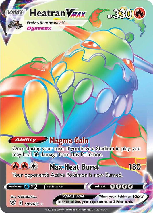 Pokemon Heatran VMAX 191/189 Astral Radiance