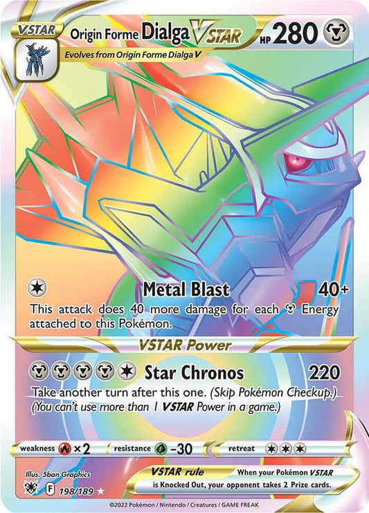 Pokemon Origin Forme Dialga VSTAR 198/189 Astral Radiance