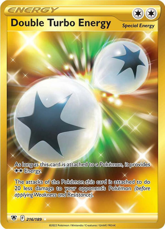 Pokemon Double Turbo Energy 216/189 Astral Radiance