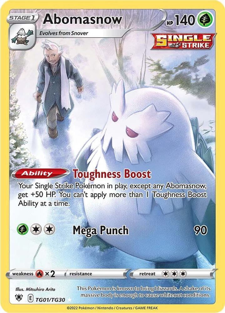 Pokemon Abomasnow TG01/TG30 Astral Radiance