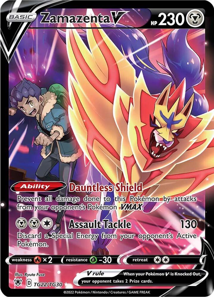 Pokemon Zamazenta V TG22/TG30 Astral Radiance
