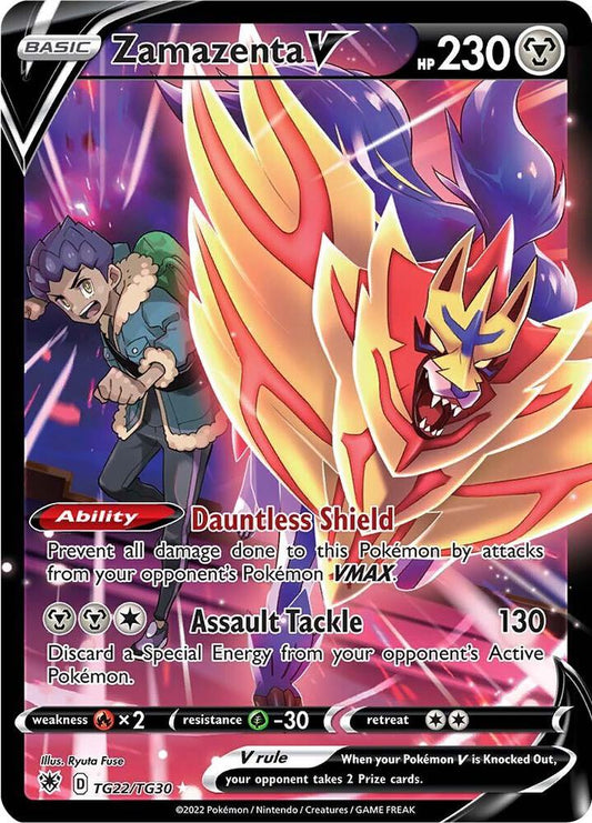 Pokemon Zamazenta V TG22/TG30 Astral Radiance