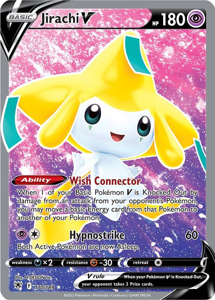 Pokemon Jirachi V 170/189 Astral Radiance