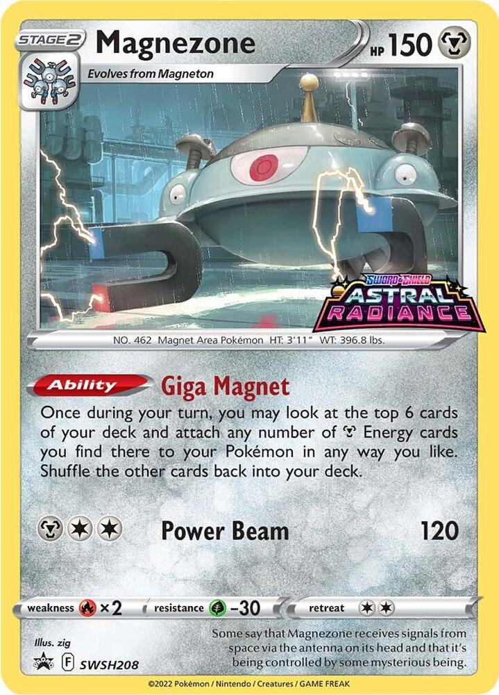 Pokemon Magnezone SWSH208 SWSH Black Star Promos