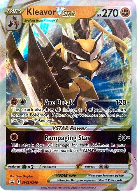 Pokemon Kleavor VSTAR SWSH249 SWSH Black Star Promos