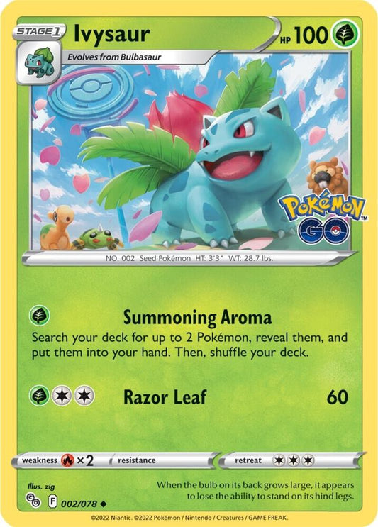 Pokemon Ivysaur 2/78 Pokémon GO