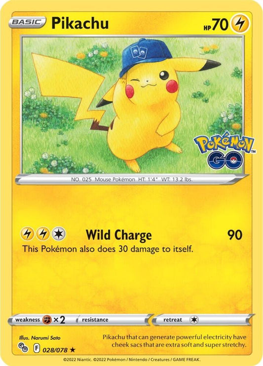 Pokemon Pikachu 28/78 Pokémon GO