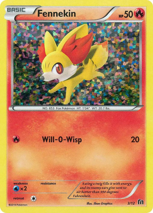 Pokemon Fennekin 3/12 McDonald's Collection 2016