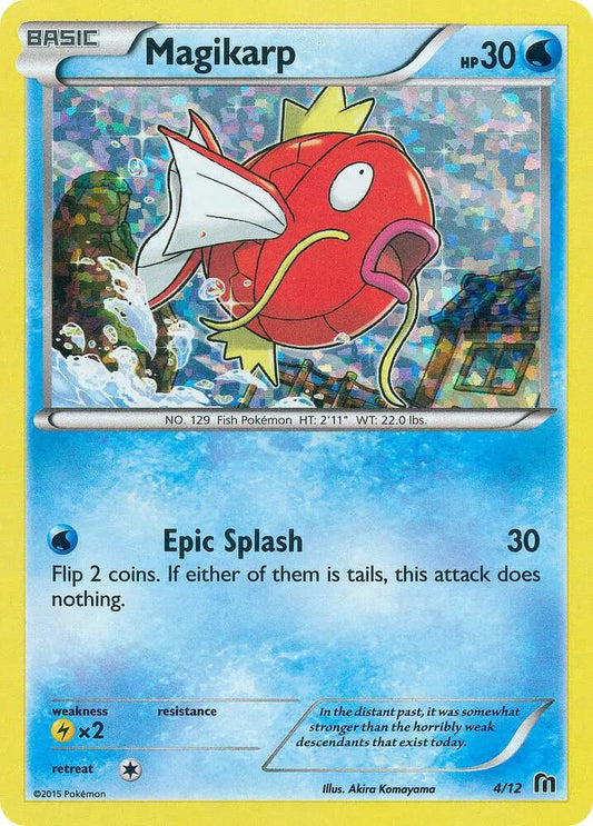 Pokemon Magikarp 4/12 McDonald's Collection 2016