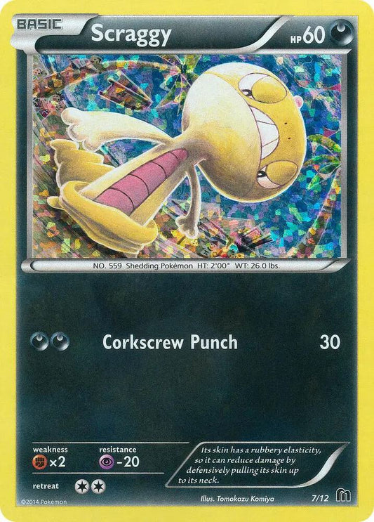 Pokemon Scraggy 7/12 McDonald's Collection 2016