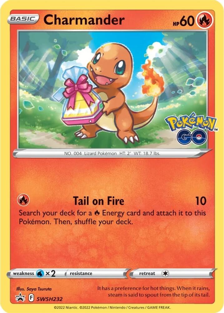 Pokemon Charmander SWSH232 SWSH Black Star Promos