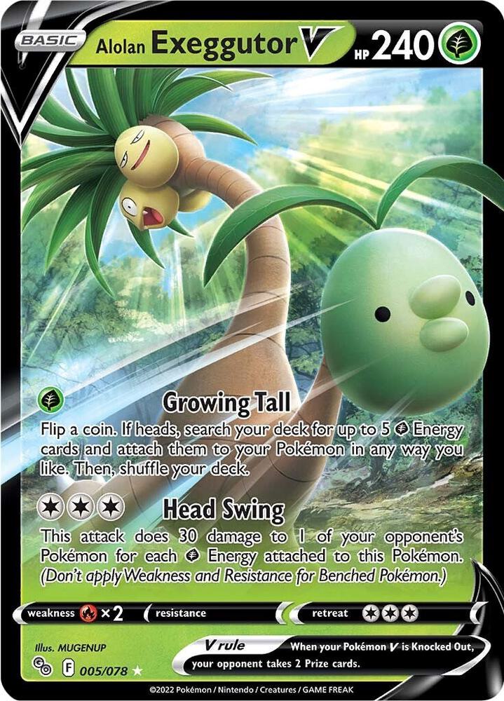 Pokemon Alolan Exeggutor 5/78 Pokémon GO