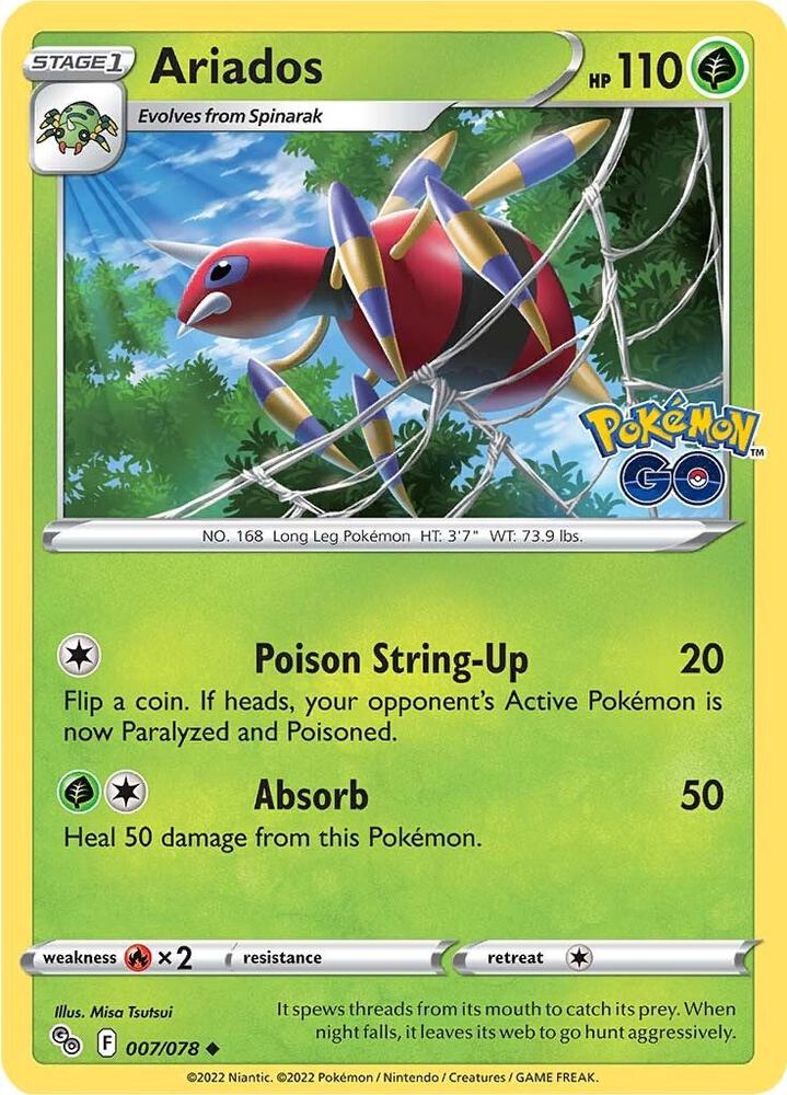 Pokemon Ariados 7/78 Pokémon GO