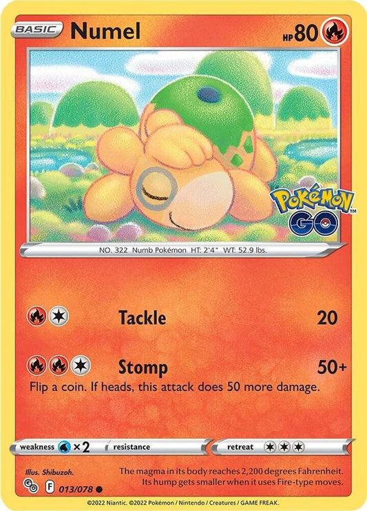 Pokemon Numel 13/78 Pokémon GO
