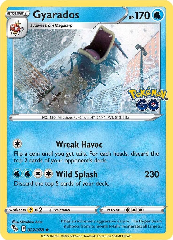 Pokemon Gyarados 22/78 Pokémon GO